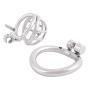 TERNENCE Ergonomic Design Chastity Device Male Virginity Lock Chastity Belt Adult Game Sex Toy (1.77 inch / 45mm)