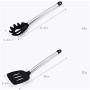 Kitchenware set, 8 piece set of silicone kitchen utensils, stainless steel handle, heat resistant and nonstick cooking tools