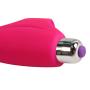 Vibrator, Oomph! 4 Inch Silicone Waterproof Vibration Massager 16 Modes Magic Wand Finger Vibrator Sexy Toy Rali - Red