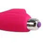 Vibrator, Oomph! 4 Inch Silicone Waterproof Vibration Massager 16 Modes Magic Wand Finger Vibrator Sexy Toy Rali - Red