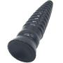 Ultra-Soft Massage Sticks Classic D?ld?, Silicone Sex Toy Cock Dong with Suction Cup, Massage Wand D?ld? Flexible for Anal Games-Black 23cm(9&quot)
