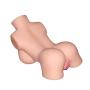 Zytyeu Toy Men Full Toy Torso Size Women Fun 2 Holes 100% Safety Silicone - Cant Say It, But I Need Her Toy Men