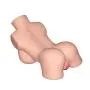 Zytyeu Toy Men Full Toy Torso Size Women Fun 2 Holes 100% Safety Silicone - Cant Say It, But I Need Her Toy Men