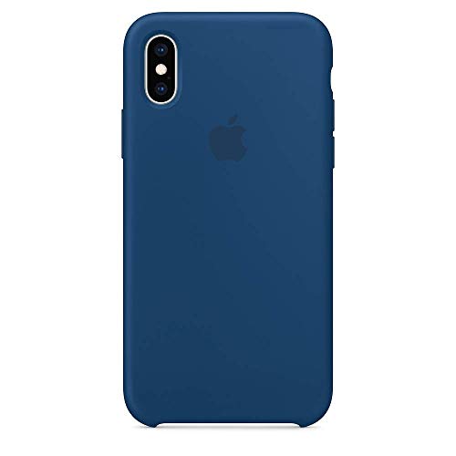 iPhone iPhone XR Liquid Silicone Case Fits iPhone XR (6.1 inch), Gel Rubber Protection Shockproof Cover Case with Soft Microfiber Cloth Lining Cushion (Blue Horizon)