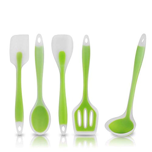 Silicone Cooking Utensil Set- Silicone Set Kitchen Utensil Set -Silicone Kitchenware Utensil Set Non-Stick & Heat Resistant for Cooking,Baking and Mixing