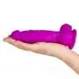 Realistic Silicone Purple Realistic Toy Massager for Men and Women on Suction Cup Commodity 2207