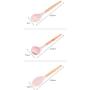 Kitchen Supplies Set of 9 Nonstick Kitchen Cooking Tools Silicone Kitchenware Set Household Wood Handle Spatula Tool Accessories (Color : 03)