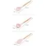 Kitchen Supplies Set of 9 Nonstick Kitchen Cooking Tools Silicone Kitchenware Set Household Wood Handle Spatula Tool Accessories (Color : 03)