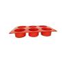 6 Cups Silicone Jumbo Muffin Pan, Set of 2 Texas Muffin Pans, Silicone Molds Baking for Homemade Cupcakes, Non-Stick & BPA Free