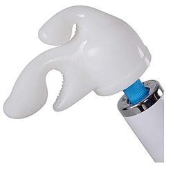 Massager Attachments Massage Attachment Accessory Silicone (White)