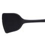 YouCY Long Handled Cooking Spatula Kitchen Baking Tool Shovel Silicone Kitchenware Heat Resistant Utensils For Nonstick Pan Egg Pancake,Black