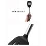CWXDIAN High temperature resistant silicone kitchenware 8 piece set stainless steel handle silicone spatula kitchen set, 8 sets