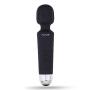 HAZURE Mini Vibrate Wand Massager with 20 Magic Vibration Modes, Whisper Quiet, Waterproof, Handheld, Cordless for Neck Shoulder Back Body Massage, Sports Recovery & Muscle Aches - Black Mini