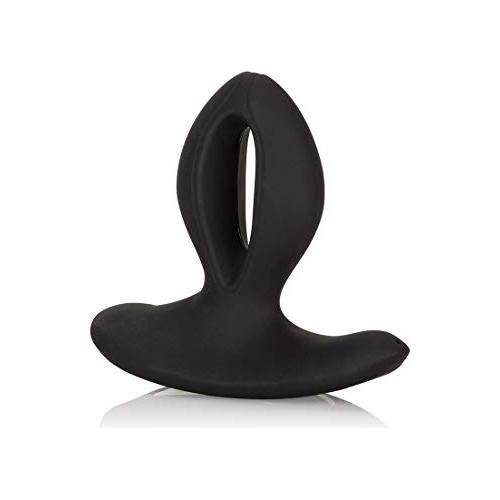 CalExotics Silicone Wireless Dual Motor Probe ? Silicone Vibrator Prostate Anal Plug ? Adult Vibrating Fetish Sex Toy for Couples - Black