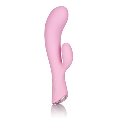 Jopen Amour Silicone Dual G Wand Personal Vibrator, Soft Pink, 8 Inch