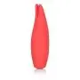 CalExotics Red Hot Flare - 10-Function Waterproof Vibrator ? Rechargeable Silicone Compact Teaser Vibe ? Adult Sex Massager for Couples - Red