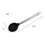 ALLCIAA Stainless Steel Kitchen Utensils Hollow Handle Silicone Kitchenware Spatula Spoon Silicone Kitchenware Set Non Stick Barking Tool Kitchenware (Size : 12-piece)