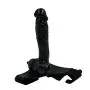 RYRYBH2848 Better and More Love Wearable Wand, High Quality Silicone, Sturdy Nylon Strap Size Adjustable, Gǎy Game Toy RYRYBH2848 (Color : Black)