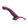 CalExotics Her Royal Harness Mutual Pleasure Silicone G-Spot Me2 Probe, Purple