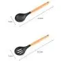 SKYyao Kitchen utensil set Wooden Handle Silicone Kitchenware 9-piece kitchen non-stick pot scoop Shovel kitchenware Set Silicone