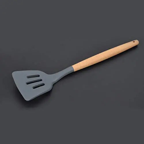 Silicone Wooden Handle Kitchen Set 8 Piece Non-stick Spatula Tool Set Cooking Utensils Kitchen Utensil Set