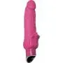 Hustler Novelties Toys Realistic Silicone Vibrator Waterproof, 7 Inch, Pink