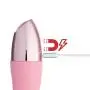 Vibrator - Wireless Waterproof & Rechargeable Silicone Vibrators with Multi Speed Dual Wand as Clitorial Toy for Women - HOT Pink