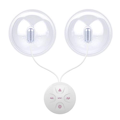 JIELUO Rechargeable Ni-pple Massager Breast Chest Stimulator Enhancer Toys Women ，with Retail Box 10 Speed ?ípplè Modes Electric Pump Sucker
