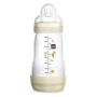 MAM Baby Bottles for Breastfed Babies, MAM Baby Bottles Anti Colic, White, 9 Ounces, 1-Count