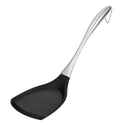 Iainstars Stainless Steel Handle Silicone Kitchenware Non-Stick Cookware (Spatula)