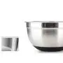 Stainless Steel Mixing Bowl with Ergonomic Non-Slip Silicone Base Professional Kitchenware (20cm)