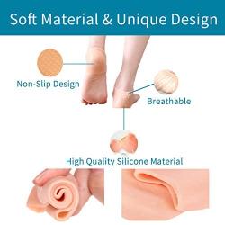 4 Pairs Heel Protectors for Women & Men，Heel Cups for Heel Pain,Plantar Fasciitis Inserts,Gel Heel Cushion,Heel Cushion Pads Good for Cracked Heel, Achilles Tendinitis & Heel Sore