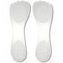 1Pair 3/4 Women Lady Girls Self Adhesive Silicone Gel Non Slip Comfortable Shoe Insoles High Heel Shoe Cushion Inserts Pads Comfortable Metatarsal Pad for Pain Relieve(Clear)