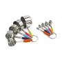 WELLAND 25 PCS Value Gift Set Heat Resistant Silicone Stainless Steel Kitchenware