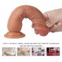 Whtao 7.28in Lifelike Liquid Silicone Women Personal Relax Massager High Quality Material Whtao