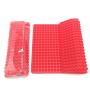 2 Pcs Silicone Baking Mat Non Stick - Pastry Baking Kitchenware Heat Resistant Placement Countertop Protector Utensils Red