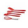 Silicone Kitchenware Set Of 5 Scraper Silicone Shovel Silicone Brush Egg Beater Silicone Baking Equipment