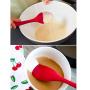 Kitchenware Utensils Set 5 Piece Silicone Heat Resistant Non-Stick Cooking Professional Spoon shovel Tools Red