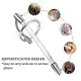Raycity Stainless Steel Urethral Sounding Catheter Stretching Tube Silicone Penis Plug with Rings for Male Beginner