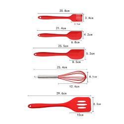 Silicone Kitchenware Set Of 5 Cooking Spoon Shovel Whisker Brush Kitchen Tool