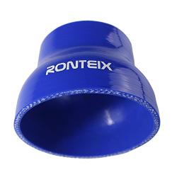 Ronteix Universal ID 2.5 to 2 Silicone Reducer Coupler Radiator Hose (63MM to 51MM, BLUE)