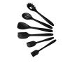Kitchen Utensil Sets Silicone Kitchenware 10 Piece Nonstick Cookware Set Kitchen Tools Baking Utensils,Black