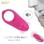 Silicone Cock Ring Vibrator - 9 Speeds Remote Control Wireless Rechargeable Waterproof Clitoris Stimulator Vibration Shark Penis Ring - Sex Toy for Couples and Men Longer Lasting Erections(Pink)