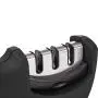 ZFF Sharpening Knife Sharpener Household Kitchenware Convenient and Safe For Stainless Steel Cutter Black 20×7.5cm