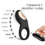 Male Vibrating Wand Massager Rechargeable Remote Control Back Neck Shoulder Relaxation Massaging with Multiple Men Vibrator Medical Grade Silicone Vibration Toy