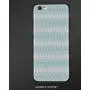 Compatible with iPhone 6 Ultra Slim Shockproof TPU Back Cover for iPhone 6S,Ikat,Aztec Culture Inspired Geometrical Motifs with Cross in The Middle South American Decorative,Blue Pale Grey
