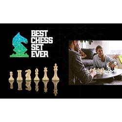 Quadruple Weight Tournament Chess Game Set - Chess Board Game