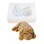 AK ART KITCHENWARE Sharpei Dog Doggy 3D Silicone Mold for Cake Molds Mousse Mould Fondant Tools Cake Decorating Supplies Dessert Sweet Tools SM-1177