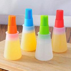 Oil Bottle Brush Flat Bottom Barbecue Accessories with Sweeping House Outdoor Barbecue Tools (8 Packs)