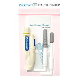 Sonic Prostate Massager by Prostate Health Center | Prostate Wellness Massager | Best Home Use Prostate Massage Device | BONUS: Prostate Massage Manual eBook by Harvard MD - Dr. Bazar